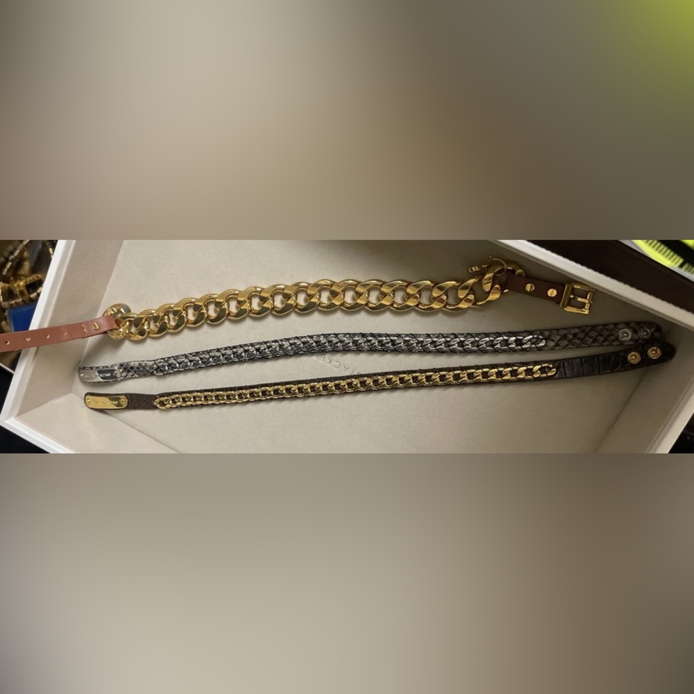 Lot of 3 Michael Kors Choker Necklaces
